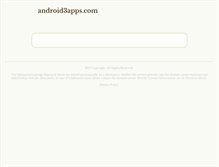 Tablet Screenshot of android3apps.com